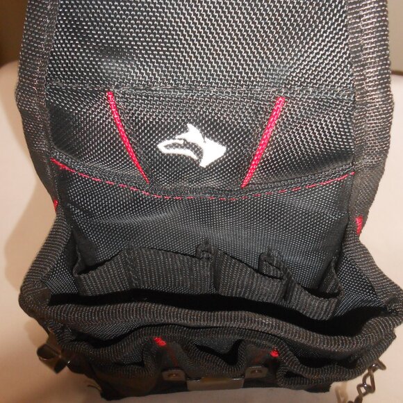 NEW HUSKY BLK SLEEK CANVAS 9 POCKET TOOL STORAGE BELT WATER RESISTANT 🎁👨 - Picture 8 of 9